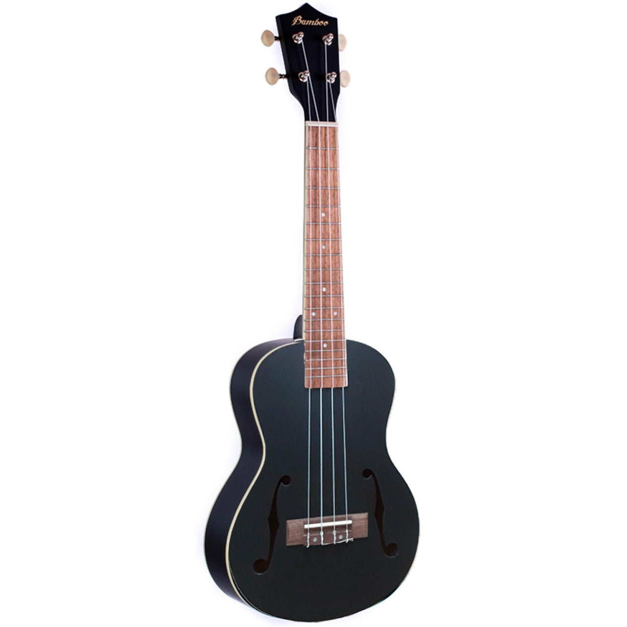 Ukulele Bamboo U-26-vio-bk Tenor Negro Con Funda