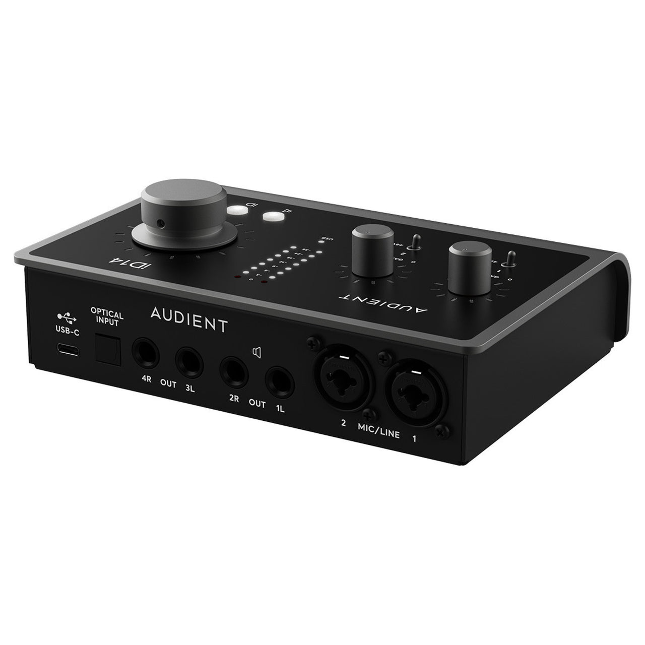 Interfaz Audient Mkii USB Id14 alimentación True Phantom