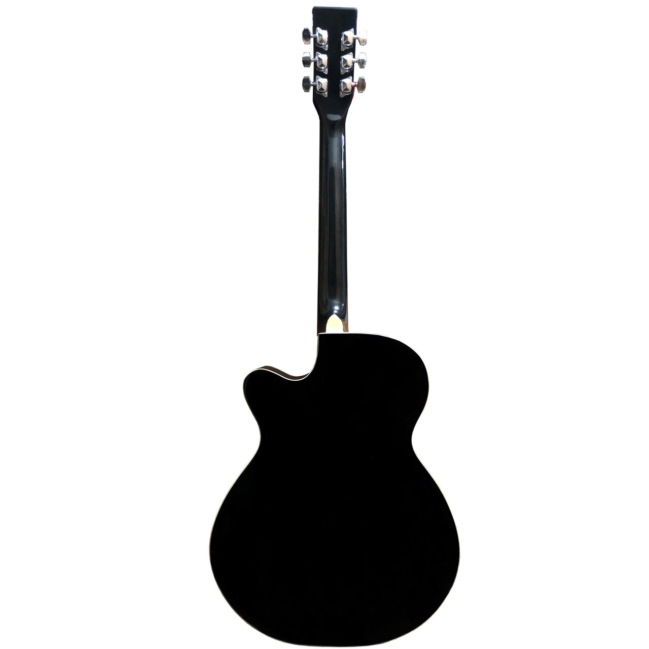 Guitarra Electroacustica Mc Cartney Fg228c-eq-40bk Negro Con Accesorios