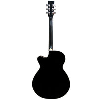 Thumbnail for Guitarra Electroacustica Mc Cartney Fg228c-eq-40bk Negro Con Accesorios