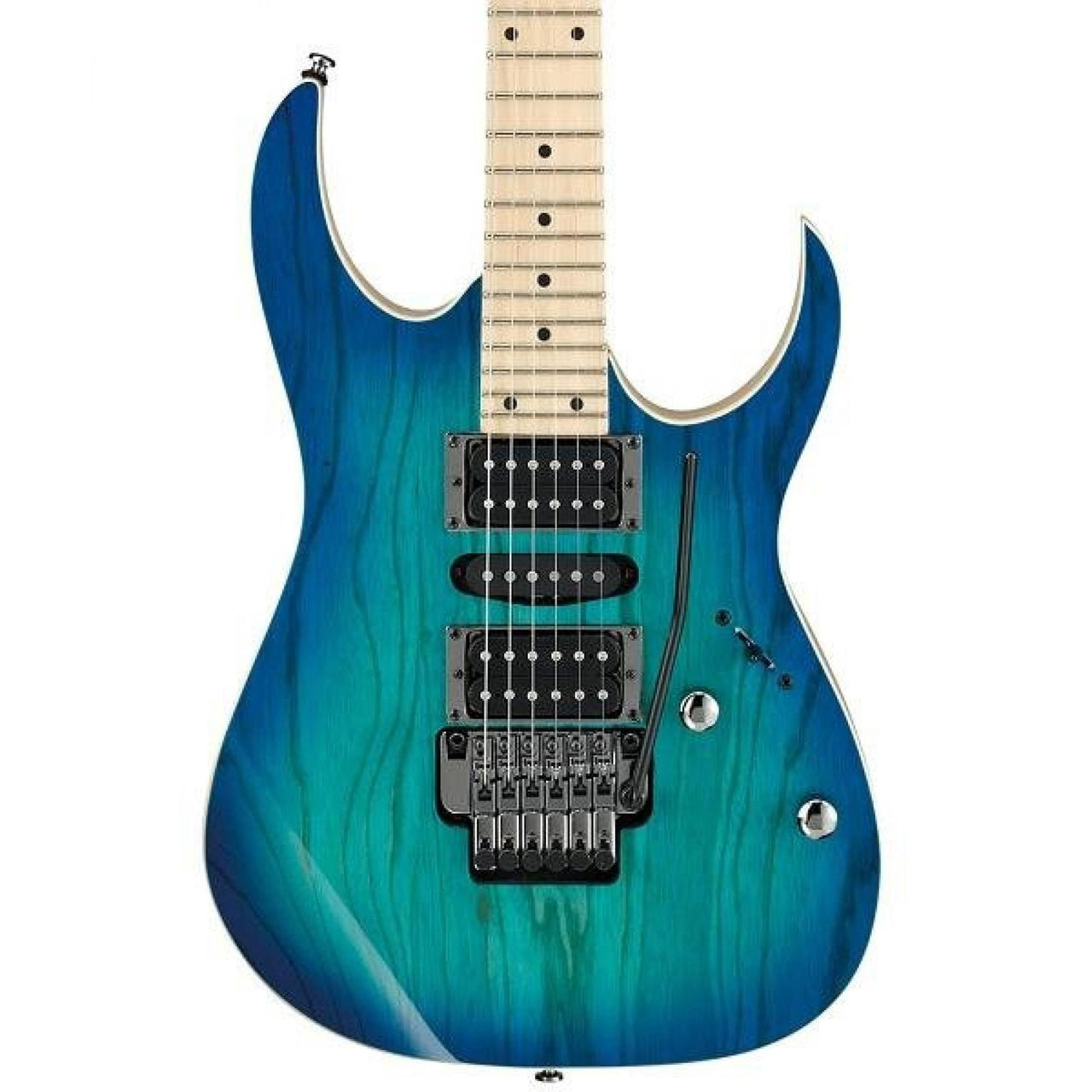 Guitarra Electrica Ibanez Rg370ahmz-btm Azul Sombreado