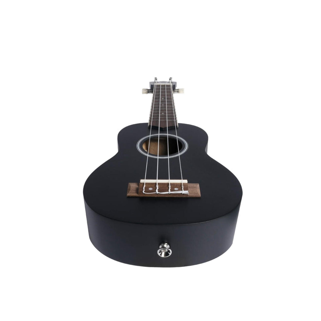 Ukulele Soprano Bamboo U-21-bk Estudio Negro Con Funda