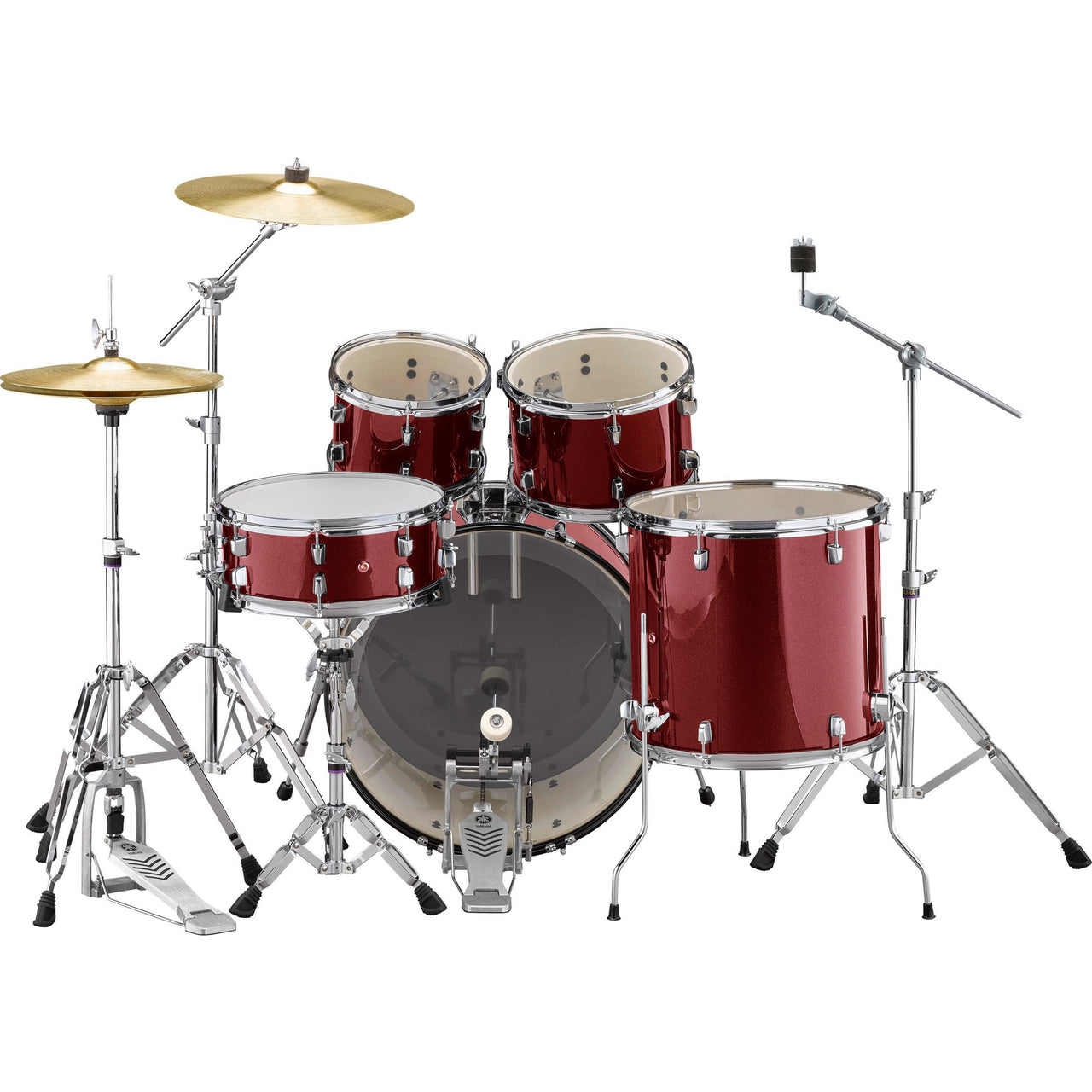 Bateria Yamaha Rdp2f5bgg680 Rydeen Burgundy Glitter Con Patillo 2 Stand