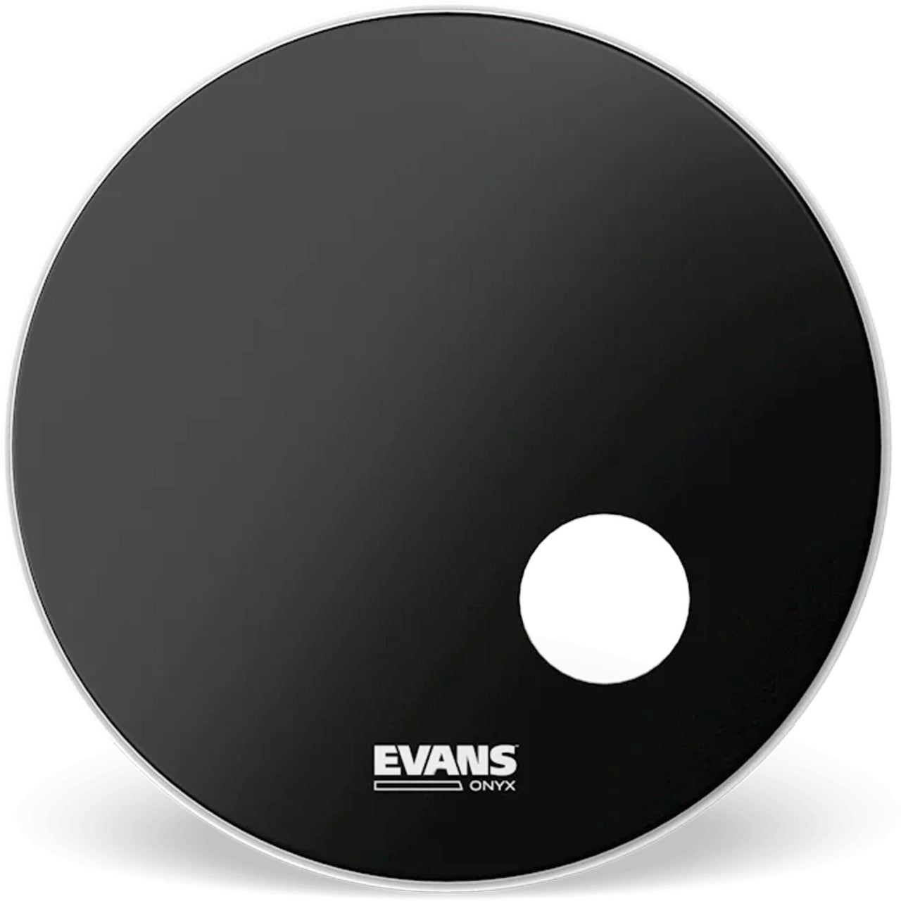 Parche Evans Bd22ronx Frontal Aspero Negro Con Hueco