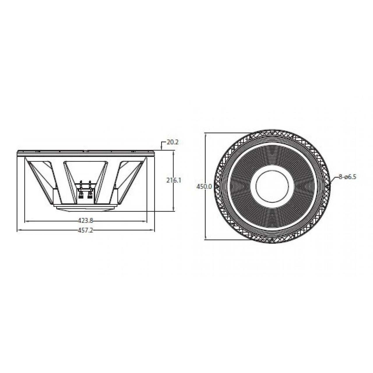 C18-1000, Bocina P Audio