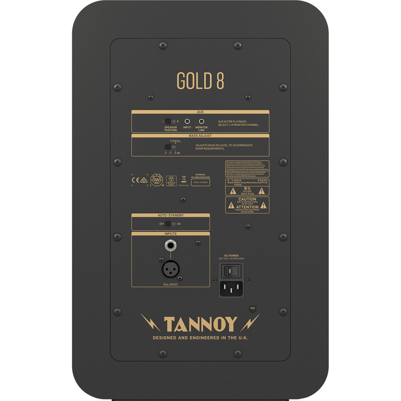 Bafle Tannoy Monitor Gold 8 300W 8" modo activo premium