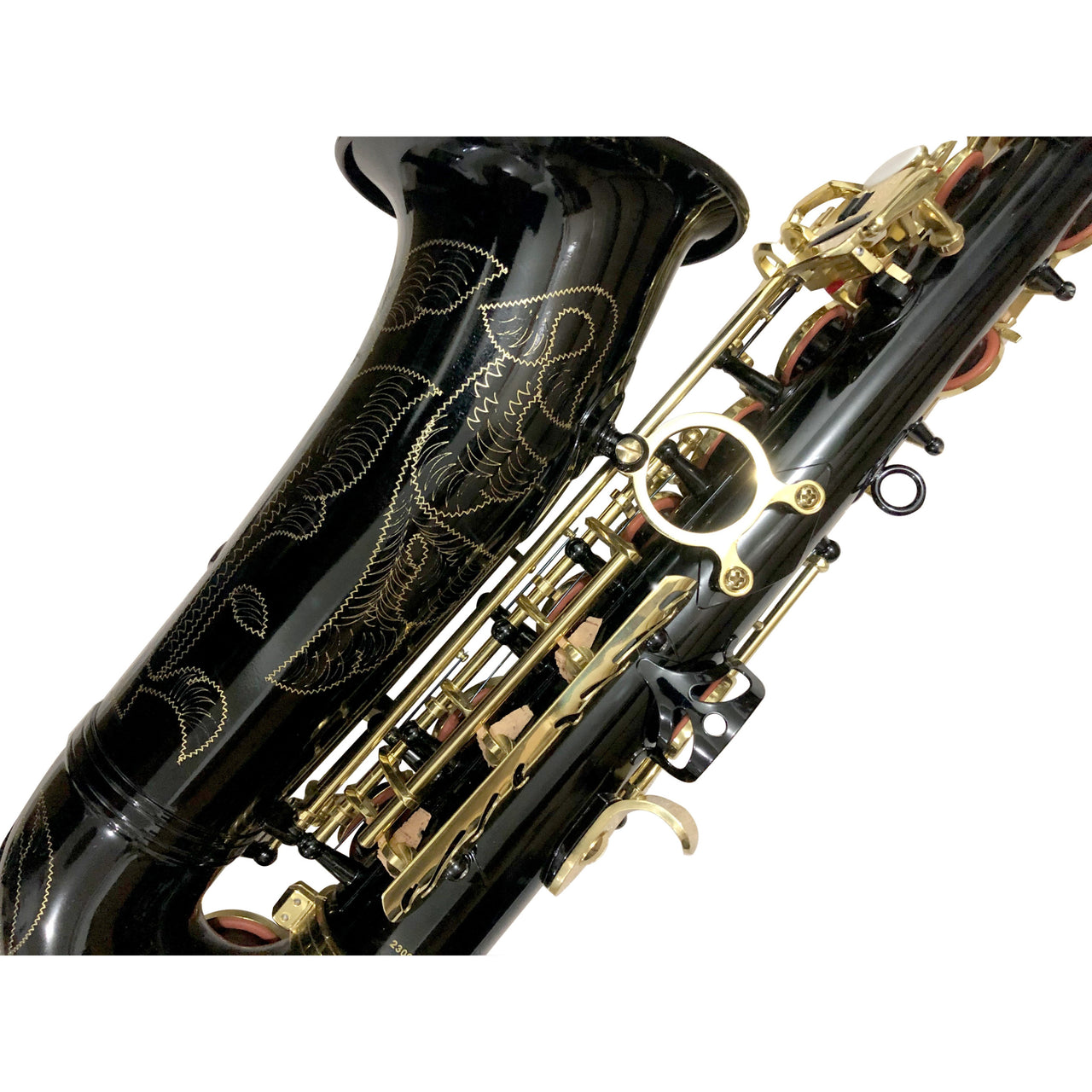 Sax Alto Silvertone Slsx020 Negro Llaves Y Pabellon Dorado