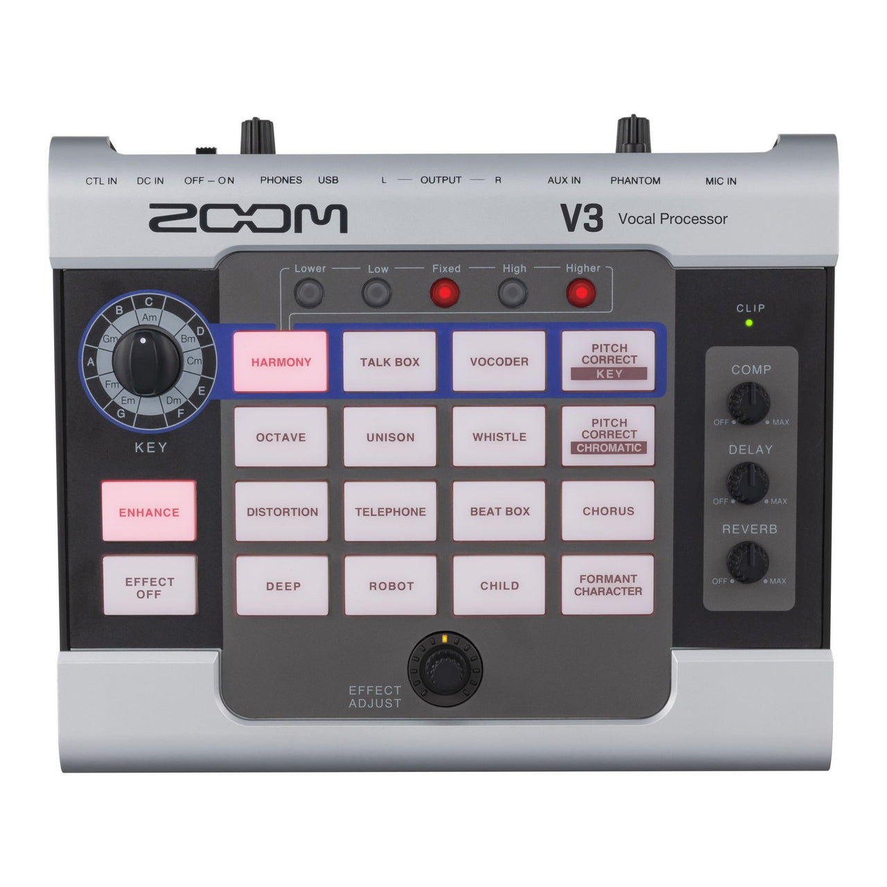 Procesador Zoom  V3 De Efecto Para Voz