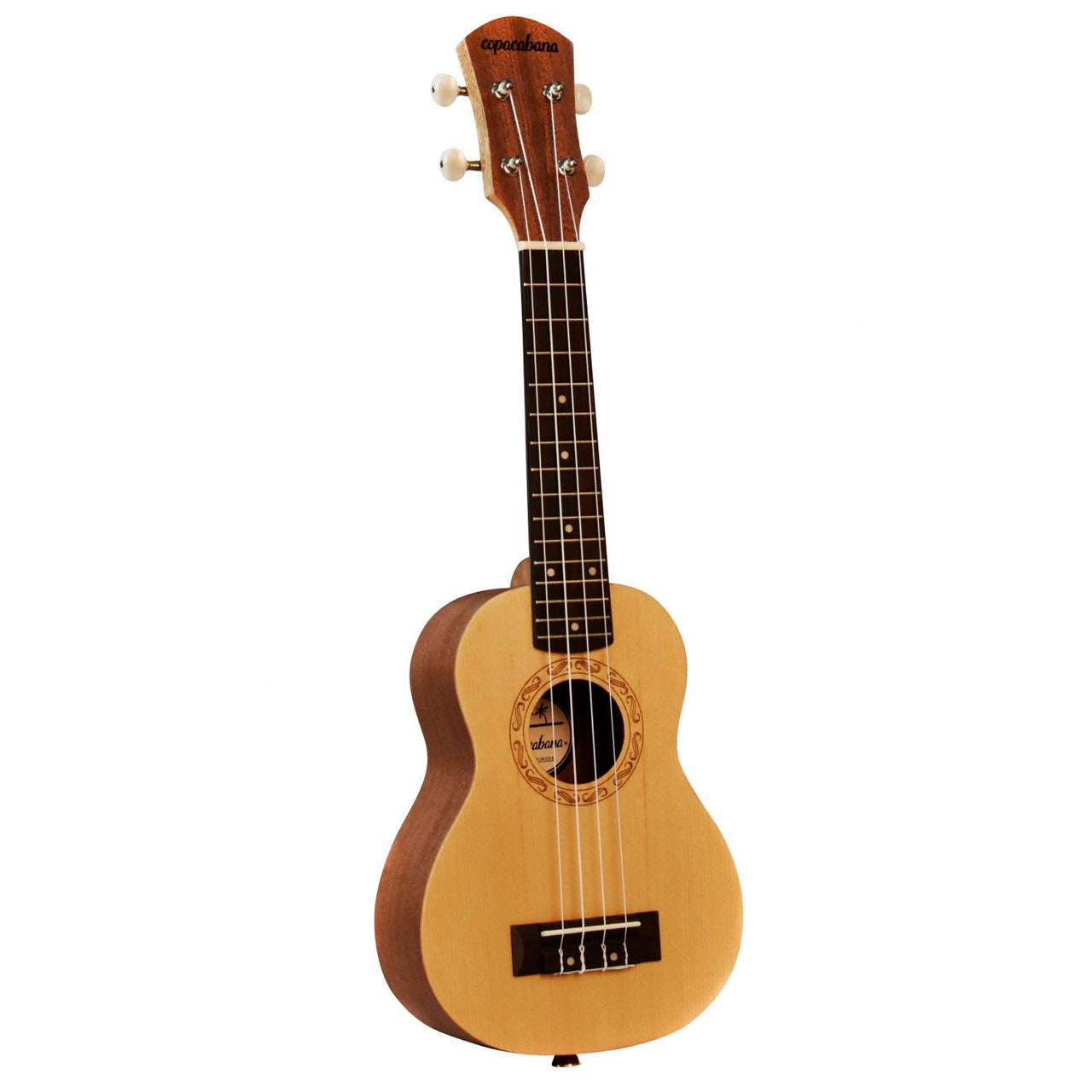 Ukulele Copacabana Cpuk024 Soprano Madera Spruce/sapeli C/funda